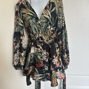 Floral Long Sleeve Dress